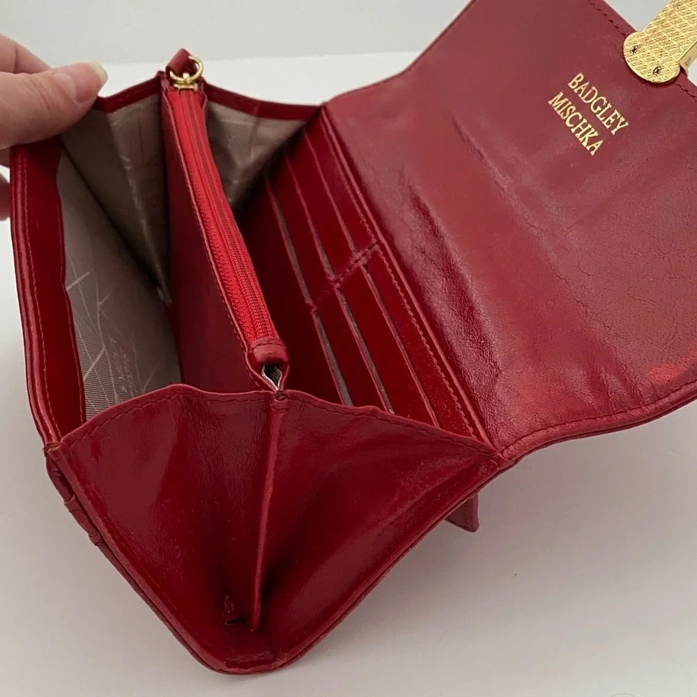Badgley Mischka Leather Wallet